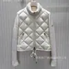 Chaqueta de retazos MC "Shenzhen Nanyou" con 90% de plumón de pato blanco y diseño de micro-logotipo, Nuevo producto de invierno