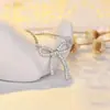 Tiktok Live Colar Mesmo Estilo Laço Moda Coreana Feminino Exquisito Corrente Clavícula Curta Popular Atacado Luxo Leve