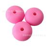 Cuentas de Ábaco Hongzhou 14mm Cuentas de Silicona Joyería para Morder Pulsera DIY Cuentas Planas de Silicona Cuentas Sueltas Venta al por Mayor en Stock