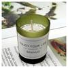 Vela Nueva de Aromaterapia Natural Vaso de Vidrio Vela Aromática Purificar el Aire Sin Humo Cera de Soja Set de Caja de Regalo Venta al por Mayor