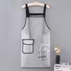 Delantal nuevo de TPU de alto valor impermeable y a prueba de aceite para cocina, ropa de trabajo para cocinar, invierno, antiestático, babero de trabajo con cubierta