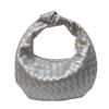 Bolso de mano tejido textil moderno de comercio exterior 2024 Verano Nuevo Combinable Para ir al trabajo Color sólido Bolso de axila Bolso de hombro
