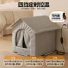 Casa de inverno para gatos de rua, quente e resistente ao frio, tenda de gato fechada, adequada para todas as estações, suprimentos para animais de estimação transfronteiriços