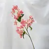 Arreglo Floral de Flor Única de Rama Grande Artificial de Buganvilla Decoración Adornos para Sala de Estar Flores de Plástico Florales Escenario de Centro Comercial Flores Artificiales Falsas