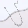 Pulseira de Latão com Flor de Folha, Zircônia Cúbica e Pérola, Estilo Europeu e Americano Transfronteiriço, Estilo Elegante e Moderno para o Dia a Dia