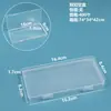 Caixa de Embalagem de Plástico Transparente Caixa de Exibição de Amostra de Ferramentas de Hardware Caixa de Embalagem de Peças Organizador de Acessórios Caixa de Armazenamento de Cartões