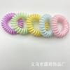 Tocado coreano transfronterizo, novedad de verano, color primavera, pequeño, fresco, línea telefónica, anillo para el cabello, accesorios para el cabello simples, de alta elasticidad y sin costuras