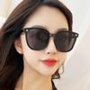 Gafas de Sol de Moda Coreana Nuevas 2025 Estilo Mismo que G Business Celebridad de Internet Personalizada Gafas de Sol con Melanina Gafas para Cara Grande de Mujer