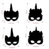 Máscaras Coloridas de Raspar para Halloween Transfronteiriças, Materiais de Pintura DIY para Artesanato, Adereços de Decoração de Festa, Arte de Raspar