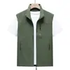 Chaleco de Pesca Delgado de Primavera para Exteriores de Secado Rápido para Hombre Chaleco Impermeable Delgado para Montañismo Fotografía