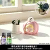 Pedra Difusora de Aromaterapia Menina Abóbora Ornamento de Mesa Pedra de Aromaterapia Criativa para Casa Interior Fragrância Sem Chama Cristal Longa Duração