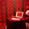 Diseño de habitación de bodas con carácter Xi pegatinas de carácter Xi tira larga carácter Xi especial de boda unidad de puerta decoración de puerta pegatinas de pared con Xi Zi
