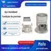 Peças Fundidas de Aço Inoxidável Sus304/316L Peças Fundidas de Precisão de Sílica Gel Não Padrão Processo de Cera Perdida e Remoção de Cera 45 #