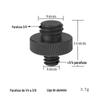 Parafuso com anel de 1/4 de polegada para montagem rápida de câmera micro SLR de aço inoxidável, parafuso de conversão em anel C, acessórios de fotografia