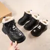 Botas de Neve Femininas 2026 Kuromi Desenho Animado Outono Plus Veludo Aconchegante Espessura Quente Solado Grosso Antiderrapante Infantil Botas Curtas de Algodão Grandes