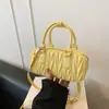 Bolsa de Design de Nicho para Comércio Exterior Feminina 2025 Nova Bolsa Transversal de Verão Bolsa Carteiro Casual Bolsa Almofada Acolchoada de Gelatina