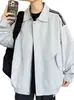 Chaqueta casual de trabajo deportiva a rayas de tres bandas de estilo americano, transfronteriza, moderna, elegante para hombre, para primavera y otoño, estilo universitario, con cuello de solapa