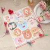 Serie Bosque de Dibujos Animados Tarjeta de Cartón para Paleta Tarjeta de Felicitación Inspiradora con Bendición Lenguaje de Ánimo Tarjeta Decorativa para Enviar a Estudiantes Tarjeta Exquisita