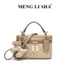 Bolso de hombro único simple y elegante estilo coreano, bolso nuevo para mujer para ir al trabajo, bolso de caja cruzado versátil con estampado retro