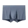 Roupa Íntima Masculina Boxer de Algodão Puro Sem Costura com Grafeno Antibacteriano Respirável Tamanho Grande Calça Jovem