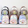 Mochila Cruzada Nueva de Dibujos Animados para Niños de Jardín de Infancia Mismo Estilo Linda Casual Reductora de Carga Gran Capacidad para Hombres y Mujeres