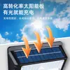 Luz de Parede com Sensor de Espelho Convexo Solar, Luz Ambiente Externa, Luz Decorativa para Pátio e Parque, Luz de Parede com Sensor de Corpo Humano