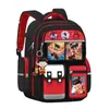 Mochila Escolar Personalizada Naruto Nezha para Homens e Mulheres Desenho Animado Leve Redutora de Carga Proteção da Coluna Mochila Infantil de Grande Capacidade