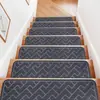 Alfombrillas antideslizantes para escaleras de color sólido hechas a medida, peldaños de alfombra autoabsorbentes sin pegamento, fabricados bajo pedido según su diseño