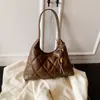 Bolso de un solo hombro para el trabajo, Bolso de cuero suave de alta gama, Tendencia Ins nicho coreano, Bolso acolchado para la axila, Bolso de mujer, Comercio exterior
