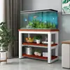 Suporte para aquário metal aço madeira suporte com capacidade de carga para aquário base armário base para aquário suporte para aquário de peixes ferro forjado suporte multicamadas