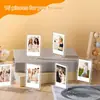 Nuevo Marco de Fotos Transparente de Acrílico con Forma de Ola de Amazon Letrero de Exhibición para Escritorio de Oficina en Casa