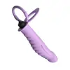 C805 Perlas Anales de Silicona Portátiles y Tapón Anal para Hombres y Mujeres, Juguete Sexual con Anillos de Doble Agujero, Anillo de Bloqueo para el Coito de Pareja