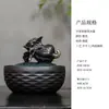 Ornamentos de cerâmica com água corrente circulando para mesa de escritório mesa de chá decorações de abertura de fortuna fonte chinesa dispositivo de água corrente cem fortunas