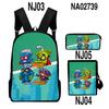 Mochila para Terno Transfronteiriça Mochila 3D Superzings Cor da Moda Estampada Bolsa de Três Peças Dropshipping