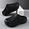 Zapatos de Chef para Mujer en Verano, Sandalias Transpirables que Aumentan la Altura para Uso al Aire Libre, Zapatos sin Cordones Impermeables y Antideslizantes para Exteriores para Parejas, Medias Zapatillas de Dedo