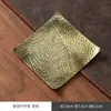 Posavasos de Aleación Aislante de Calor Antiescaldante Japonés Soporte para Taza de Estaño Cobre Antiguo Creativo Tapete para Taza de Té Accesorios para Tetera Lote de Tapete Metálico