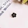 Broche de Flor de Cerejeira de Menina do Vento de Faculdade Japonesa Uniforme Lindo de Flor de Cerejeira Broche de Agulha Flor de Metal Broche de Gota de Óleo