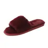 Lindas Zapatillas de Peluche de Puntos Pequeños para Mujer Otoño e Invierno Nuevas Zapatillas de Algodón Suave para el Hogar de Interior para Mujer