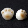 Carbón ecológico original horneado raíz de bodhi jade blanco garra de gato linda cuentas sueltas pulsera de mano DIY texto jugar material hecho a mano cuentas al por mayor