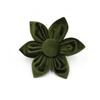 Collar para mascotas Fan ha boss de terciopelo verde militar, traje de pecho y espalda, collar suave de moda para perro, traje de correa para pasear al perro