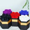 Flor Preservada Acrílico Cubo de Abrazo Producto Terminado Serie Día de San Valentín Rosa Cabeza de Champiñón Regalo Día de la Madre Amazon