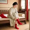 Calcetines Personalizados Profesionales, Calcetines Rojos para el Año de Nacimiento, Calcetines Rojos para Celebración de Boda, Algodón Puro, Absorbentes de Sudor, Transpirables, Sin Costuras