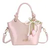 Bolso Pequeño de Moda y Elegante para Mujer, Bolso Cruzado Versátil de Hombro Único Retro Nuevo 2025, Bolso de Mano Informal Tipo Cubo para Damas