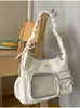 Bolso Bandolera Versátil de Estilo Universitario, Simple, de Gran Capacidad para Mujeres, Bolso Transparente Cruzado, Ita Bag para Niñas