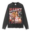Fútbol Transfronterizo Harry Kane Harry Kane Camiseta de Manga Corta Estampada Sudadera con Capucha de Cuello Redondo Pesada
