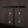 Bolsa de la Suerte de Aretes Florales de Estilo Chino Nuevo, Nuevos Aretes de Gancho Populares, Aretes Niche de Alta Gama, Aretes Únicos, Joyería de Estilo Chino