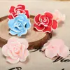 Flor de argila macia 35mm atacado rosa antigo acessórios diy Traje feminino adorno de cabeça grampo de cabelo Joias colar flores
