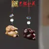 Sándalo Verde y Sándalo Rojo Varios Colgantes para Teléfono Móvil Accesorios para Llavero Joyería Sándalo Doce Constelaciones Accesorios para Armar Colgantes