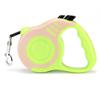 Coleira retrátil automática para animais de estimação, coleira automática com estampa de osso para cães, coleira para passear com o cachorro