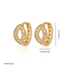 Aretes de Circonio para Mujer, Joyería de Diseño Variedad Oro Nuevo a la Moda